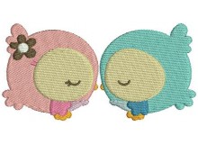 Stickmuster - Sweet Eulchen Paar 2